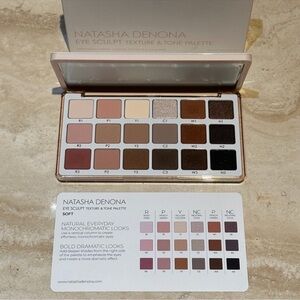Natasha Denona Eye Sculpt Texture & Tone Eyeshadow Palette - Soft